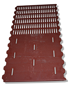 Cast iron slat - 1200x600 -even with closed flooring 600x600